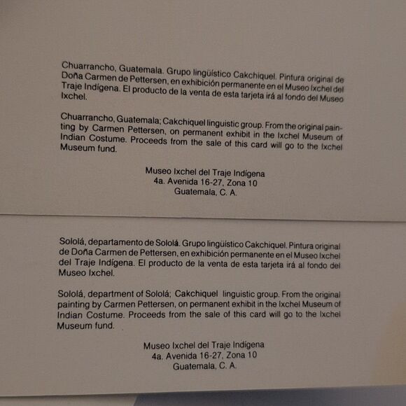 Vintage‎ Large Lot Of Made In Guatemala Cards NIP Set Of 11 - Picture 15 of 16